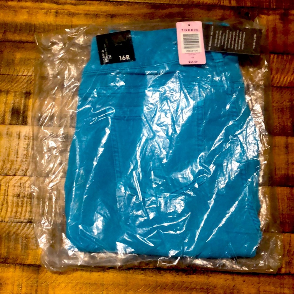 Torrid Blue Jeggings | Size 16R | never been